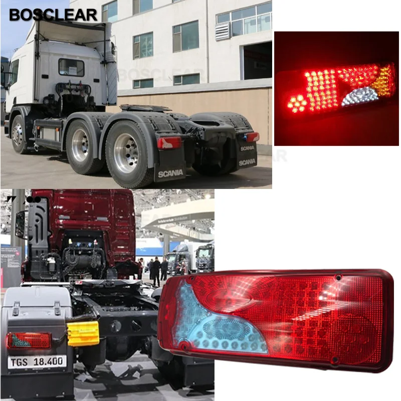 

Waterproof Durable Car Truck LED Rear Tail Light Warning Lights Rear Lamp for Truck Hobby R470 R620 VOLVO V8 BENZ 3363 MAN KING