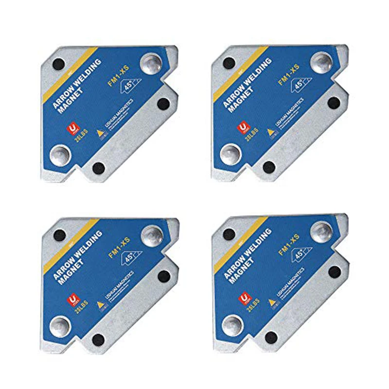 LISHUAI (oficjalny) 2 ''mały rozmiar strzałka spawanie uchwyt magnetyczny/magnetyczny pozycjoner kątowy 45/90/135 stopni 2 sztuk/4 sztuk