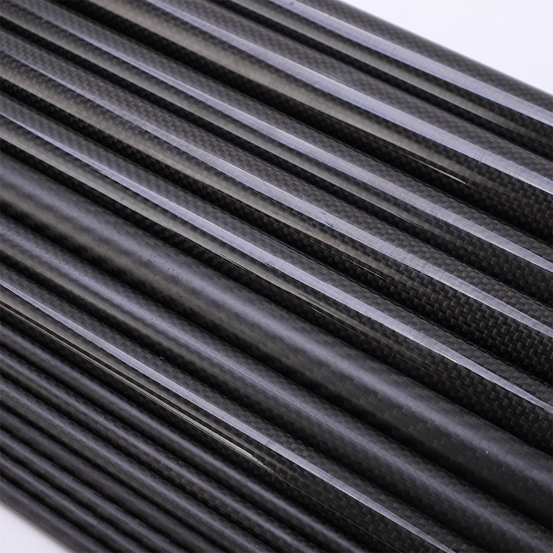 Multi-size specification carbon fiber tube twill/plain weave bright matte carbon fiber tube drone fittings 38*26*400mm 50*46*450