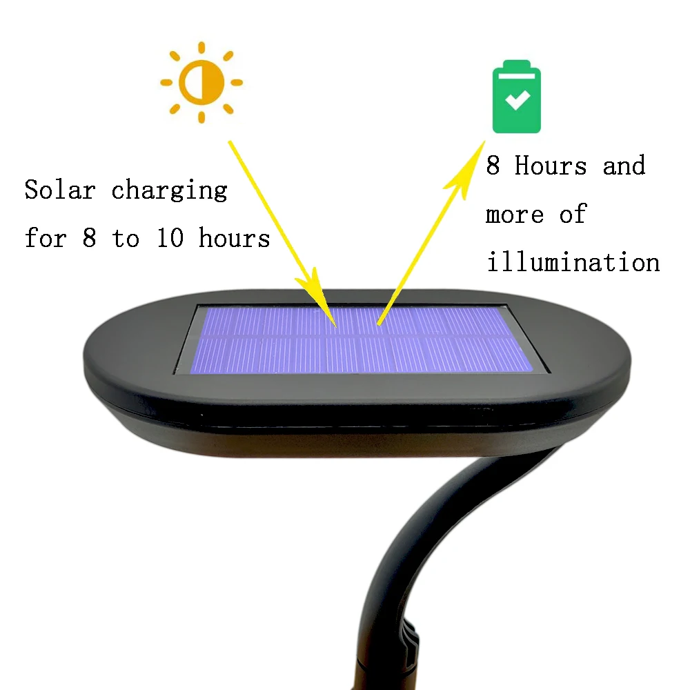 LED Solar Garden Lights Outdoor Solar Powered Lamp Waterproof Landscape Lighting For Pathway Patio Yard Lawn Lamp Decoration