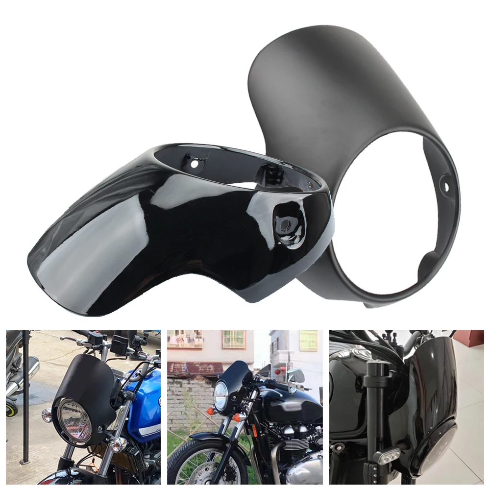 BDJ Bonneville Front Head Windshield Motorcycle Headlight Fairing Flyscreen Surround Classic For Triumph Bonneville T100 T120