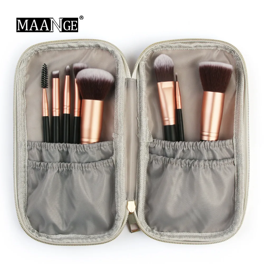 Factory Direct MAANGE Portable Marble Makeup Brush Bag Makeup Tools Cosmetic Bag Hot Selling Gift for Women