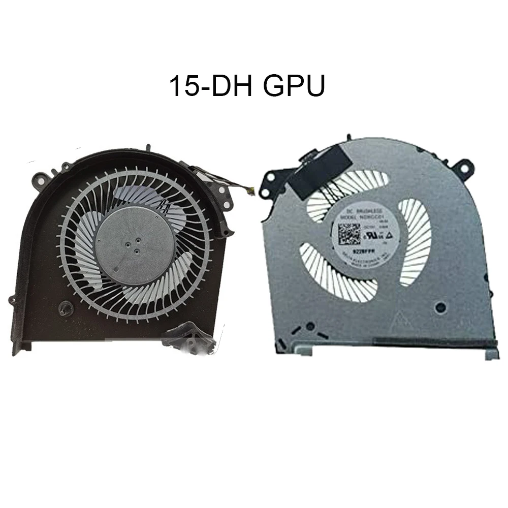 Computer Fans for HP Omen 15-DH DH002NR 15-DH0015NR TPN-C143 L64443 L57329 001 GPU CPU Cooling fan Cooler Radiator DV12 18L05 06