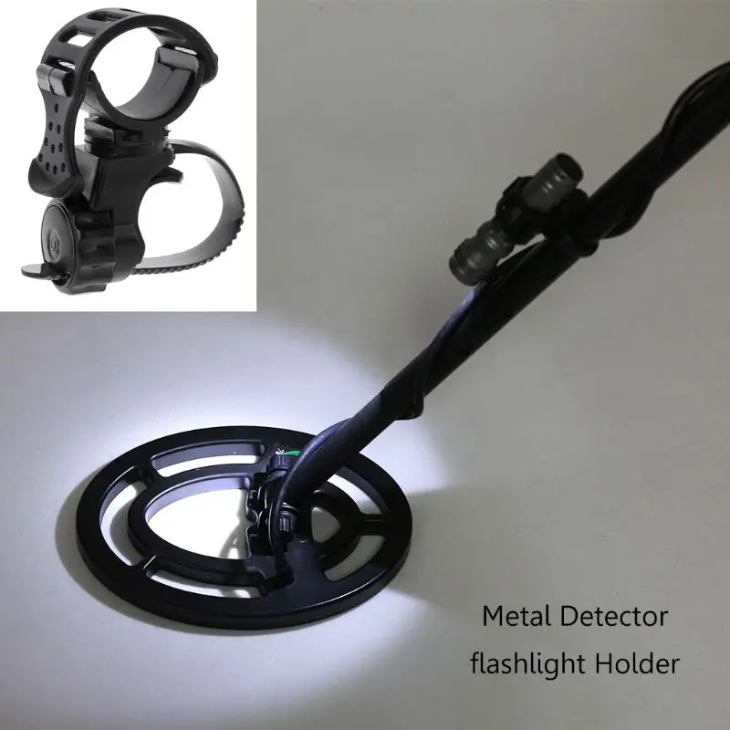 Metal Detector Bike Flashlight Holder PIN POINTER Holder Flashlight MOUNT Suitable for All Kinds of Underground Detectors