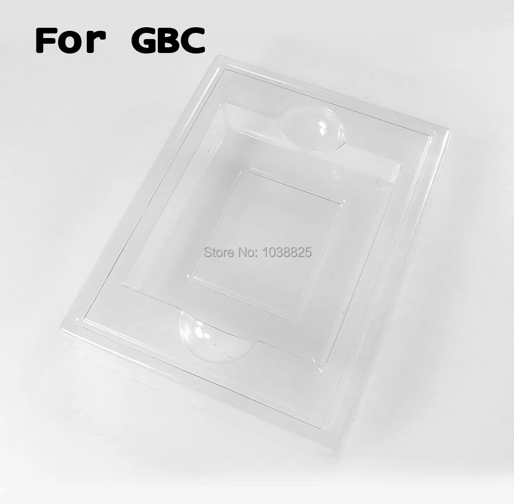 1pc Clear Plastic Cardboard Cartridge Cases Boxes Blister packaging Insert Inner Tray Inlay for Gameboy Color for GBC JP version