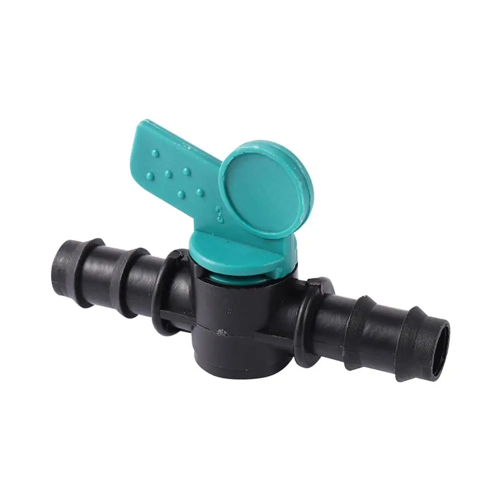 Irrigation Water Velocity Control Valve 1/2 Inch Garden Hose Connector Double Barb Pipeline Water Valve Water Pipe Connector 1Pc