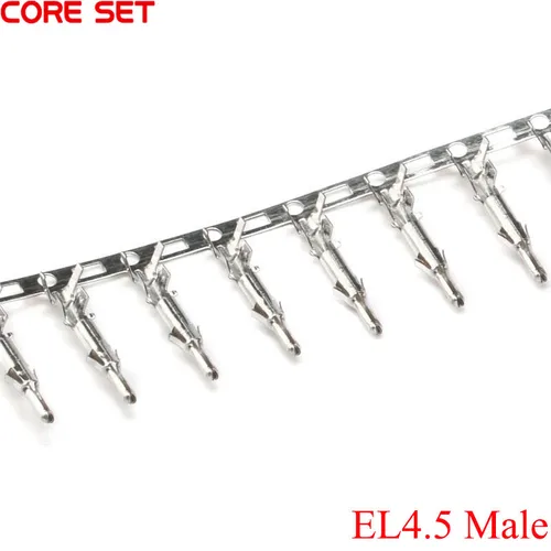 Imagen 2 del producto Conector Tamiya pequeño EL4.5, Terminal de prensado hembra y macho de 100mm, Mini carcasa de Cable Tamiya, Pin macho y hembra, 4,5 unids/lote