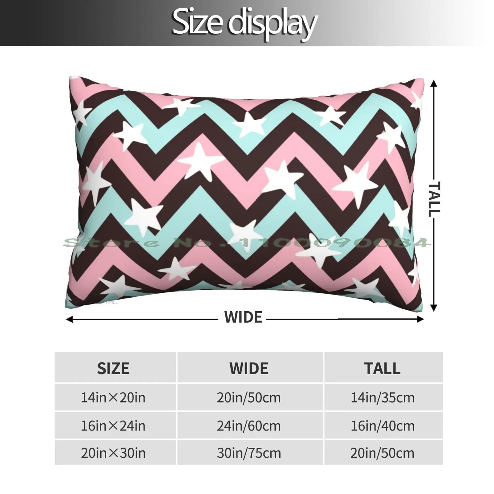 Checkered Star Quilt Pattern Pillow Case 20x30 50*75 Sofa Bedroom Optical Illusion Visual Illusion Physical Illusion