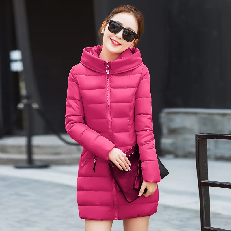 2020 Autumn Winter Jacket Women Parka Long Coat Pink Parkas Padded Female Jacket Chaquetas Mujer Invierno 2020 KJ1060