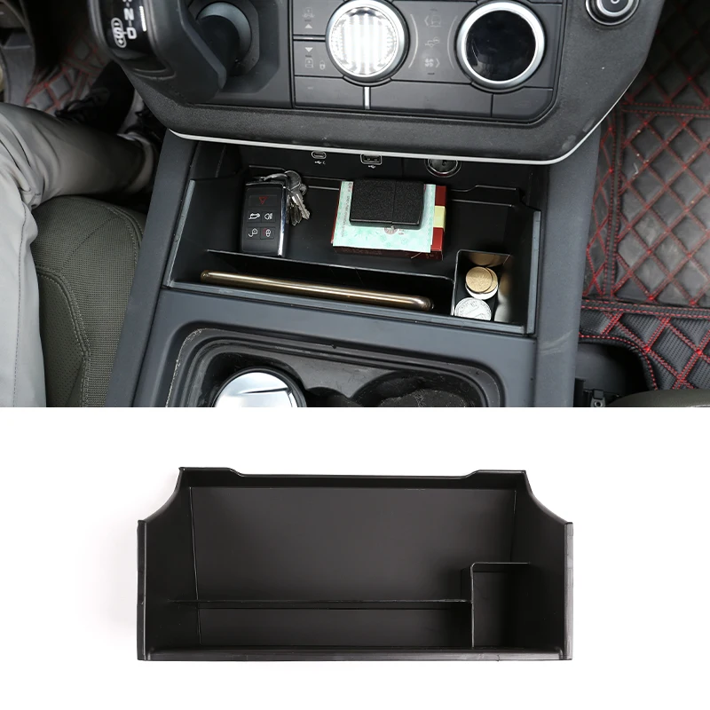 Car Central Storage Box For Land Rover Defender 90 110 130 2020-2024 Armrest Storage Box Phone Box Tray Auto Accessories