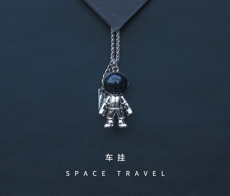 Car Pendant Creative Spaceman Hanging Hip Hop Astronaut Ornament Auto Rearview Mirror Interior Decoration Accessories Boys Gifts