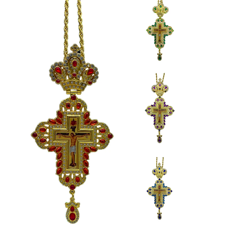 

Orthodox Cross Jesus Crucifix Pendant Religious Jesus Pectoral Cross Prayer Articulos Religiosos Catolicos крест в машину