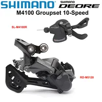 SHIMANO DEORE Grupo de 10 velocidades M4100 Shifter SL-M4100-R RD-M5120 RD-M4120 Desviador trasero RD-M5120-SGS Piezas originales