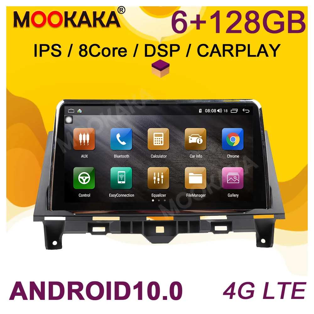 Android 10.0 6+128G Car GPS Navigation For Honda Accord 8 2008-2012 Radio Auto Stereo Multimedia Player Head Unit DSP Carplay