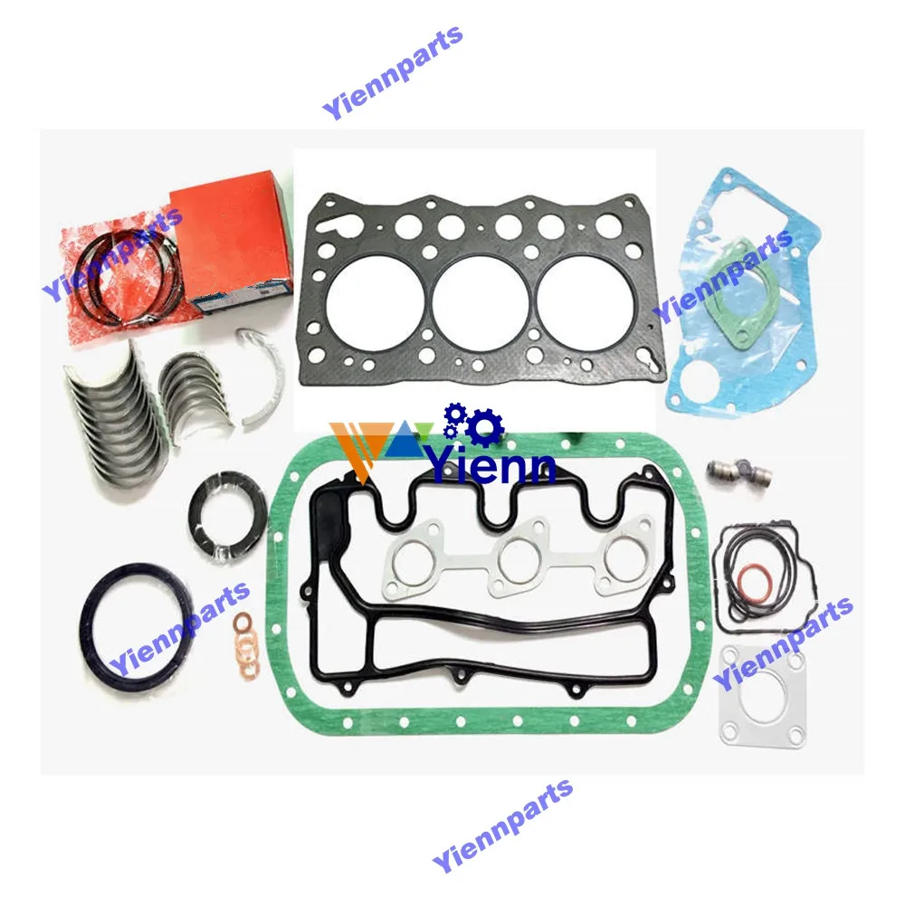 

3LC1 Engine Overhaul Re-ring Kit For Isuzu Excavator Loader Tractor Truck Forklift Diesel Piston Ring Bearing Gasket Set