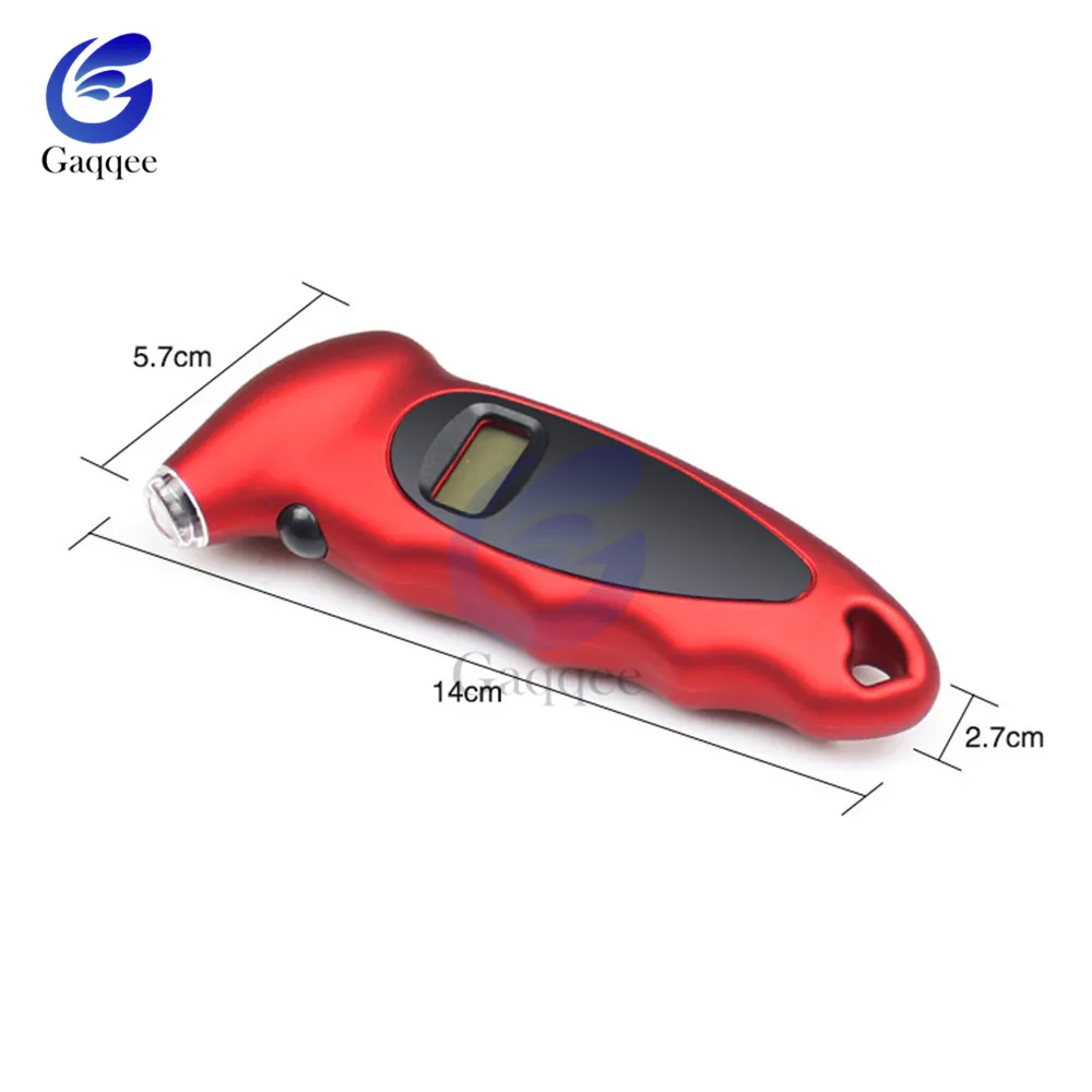 New Auto Car Tire Pressure Gauge Tire TG105 Air Pressure Tester Mini Keychain Style Digital Portable High Accuracy With Battery