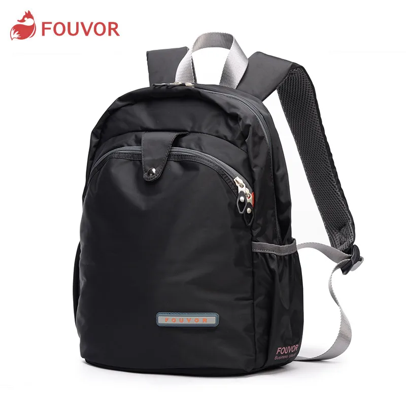 Fouvor Fashion Oxford Computer Backpack for Women Large Outdoor Zipper Travel Bags Canvas Multifunctional School Bags 2587-11