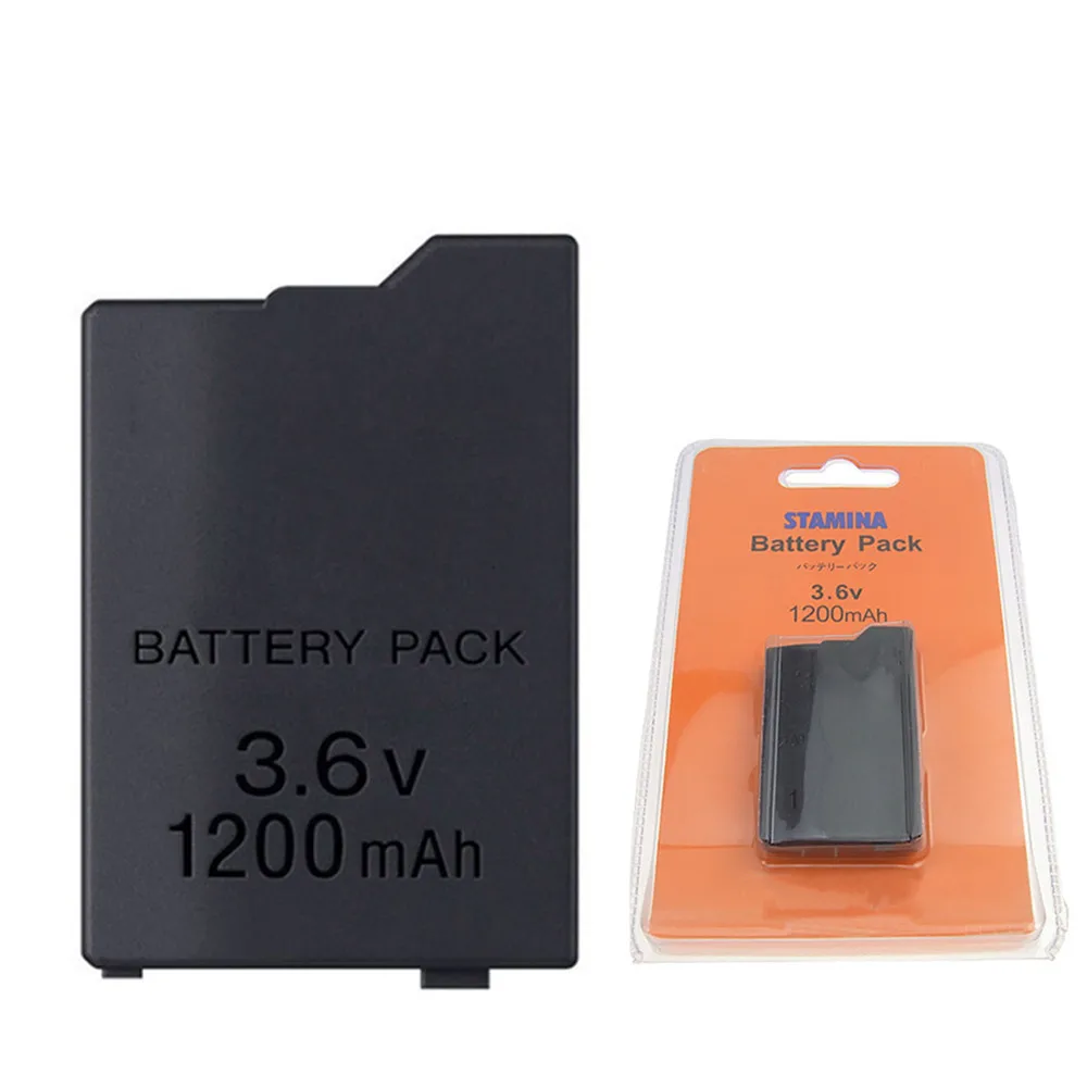 10pcs 3.6V 1200mAh Battery Pack for Sony PSP2000 PSP3000 PSP PlayStation Gamepad Portable Rechargeable Battery Free Shipping