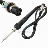 24V 50W Electric Soldering Iron Handle Solder Station Welding Repair Tool for 852D+ 853D 878AD 898D 936B 937D