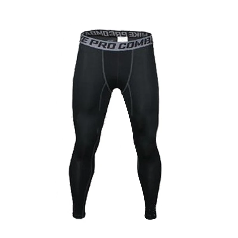 New Men Compression Pants Gym Fitness Sports Running Leggings Tights Quick-drying Fit Training Jogging Pants Tennis Trousers