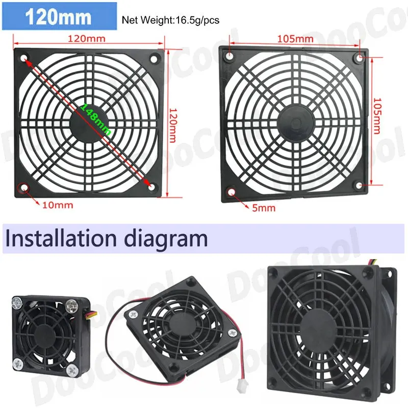 10Pcs Banyak Waktu Luang Komputer Mesh 40 Mm 50 Mm 60 Mm 70 Mm 80 Mm 120 Mm 90 Mm PC Fan Debu Filter 4 Cm 5 Cm 6 Cm 7 Cm 8 Cm 9 Cm 12 Cm