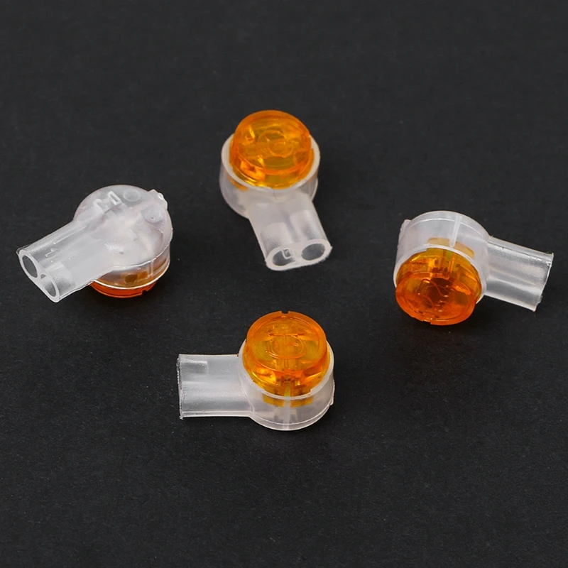 100Pcs UY2 K2 Connector Grease Filling Butt Wire Line Terminal Connector Electrical Equipment