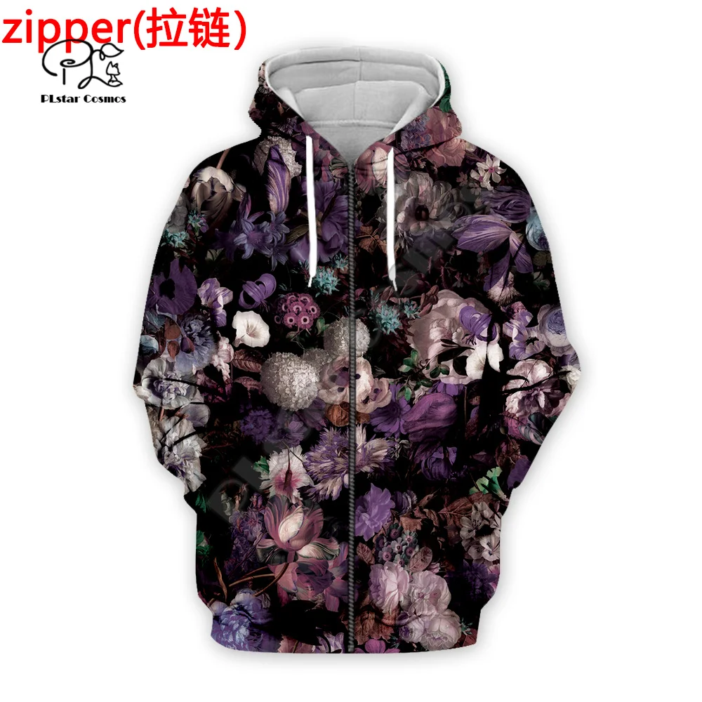 PLstar Cosmos Blossom Flowers Rose Plant Retro Funny Tracksuit Harajuku 3DPrint Men/Women Streetwear Pullover Casual Hoodies A16