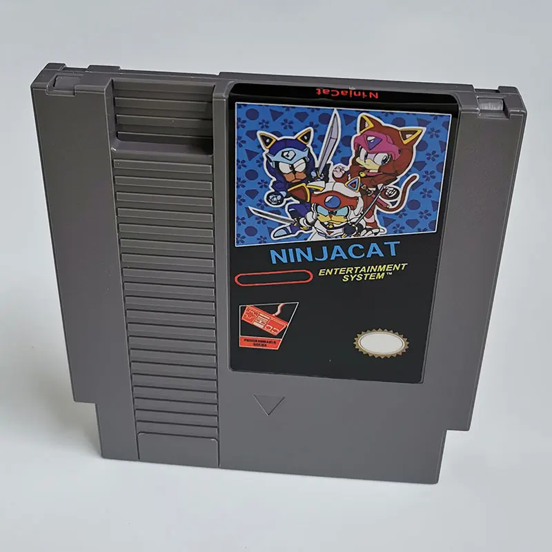 NinjaCat – cartouche de jeu pour Console, carte unique, 72 broches, NTSC et PAL