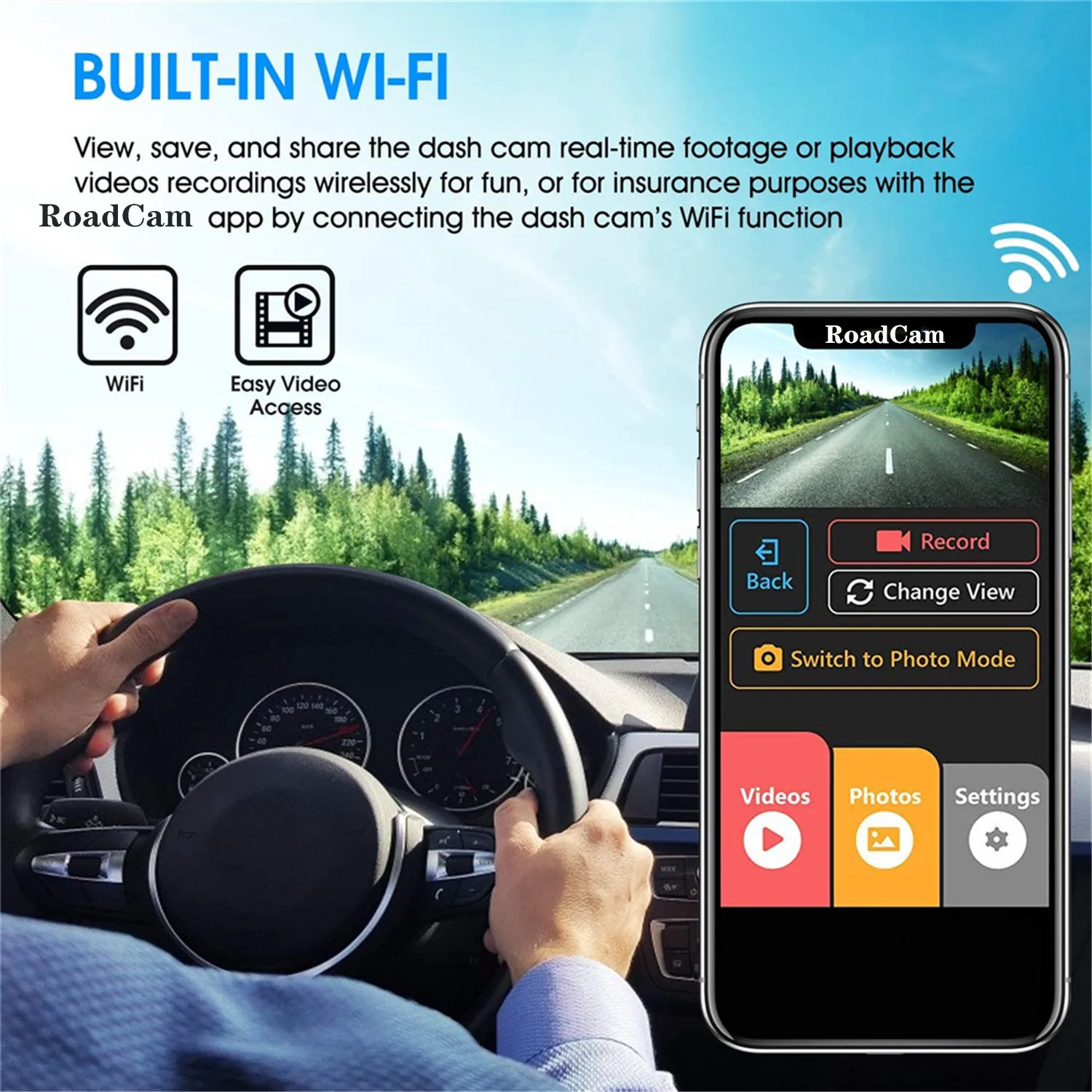 4Ch Dash Cam 4*1080P For Cars 3Ch 1080P+2*1080P Auto Video Recorder WiFi GPS 8 Infrared Lights Van Taxi 24H Parking 170° Car DVR