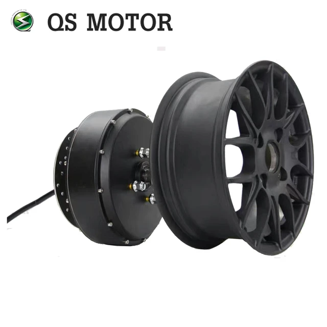 Powerful New Version Qs Motor 5kw 260 V4 Brushless Dc Single Shaft E car In wheel Hub Motor Motors AliExpress