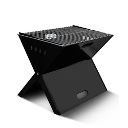 Double Triangel X-Type Foldable Korean style Easy Assemble Clean BQ Garden Camping Outdoor Portable charcoal Oven Grill Heater