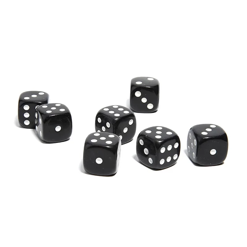 Magic Dice Trick 7 Zwart Sterven En Doos Verbazingwekkende Miracle Nummer Veranderen Voorspellen Effect Goochelaar Gimmick