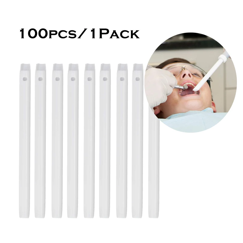 

Dental Clinic Item Disposable Combo HVE Vented Evacuator Suction Tips White 100 Pcs