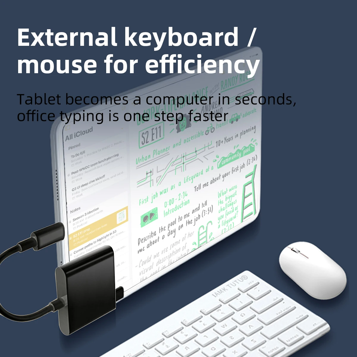 ANMONE ประเภท C ไปยัง SD Card Reader OTG USB Micro SD/TF Card Adapter อะแดปเตอร์ข้อมูลสำหรับ macbook โทรศัพท์มือถือ Samsung Huawei
