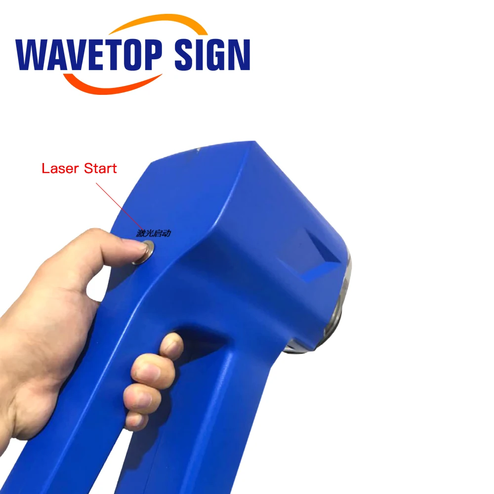 Wavtopsign-limpiador láser de mano MAX 100w, máquina removedora de óxido, láser de fibra máxima de 200w, Escaneo Lineal bidireccional, ancho de línea de 100mm