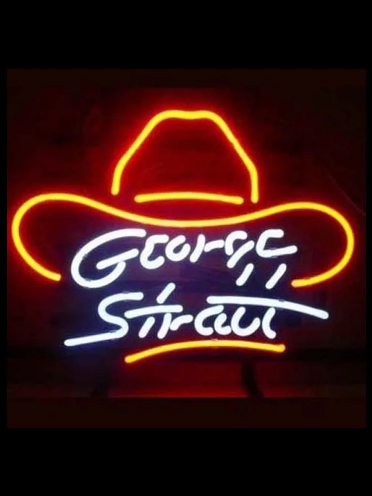 Neon Sign For Georg Strat club Lamps Restaurant Personalie decorate light Hotel Decor DISPLAY BUSINESS Room Impact Attract light