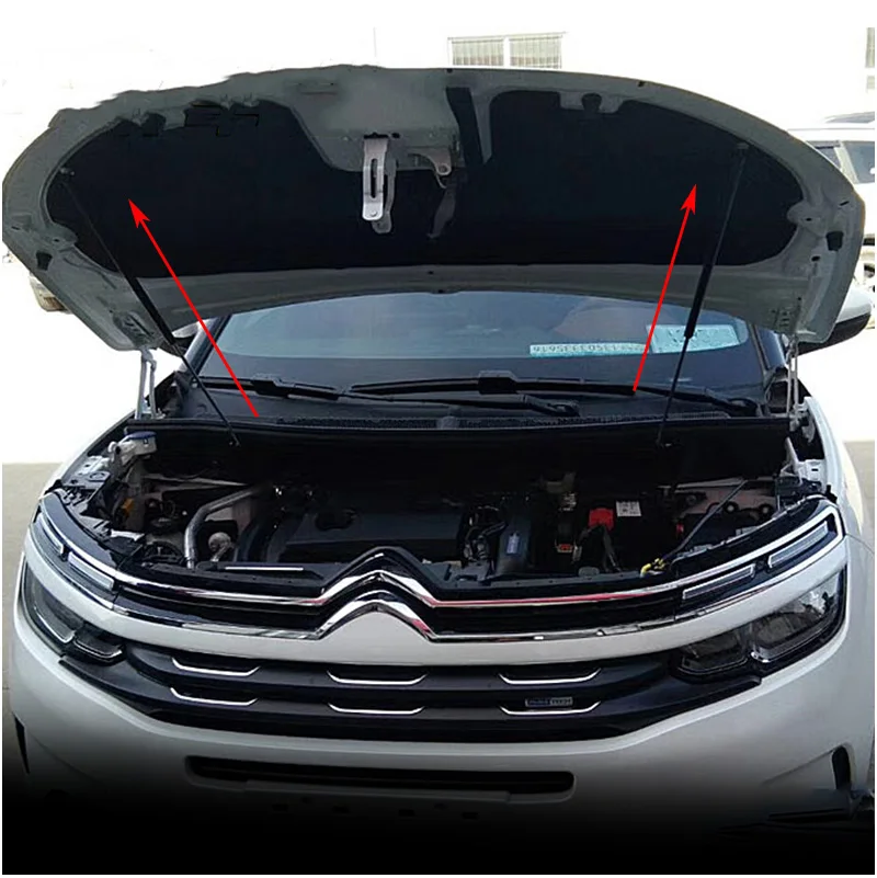 For Citroen C5 Aircross 2017-2023 Refit Car Front Hood Engine Cover Hydraulic Rod Strut Spring Shock Bar Car-tyling