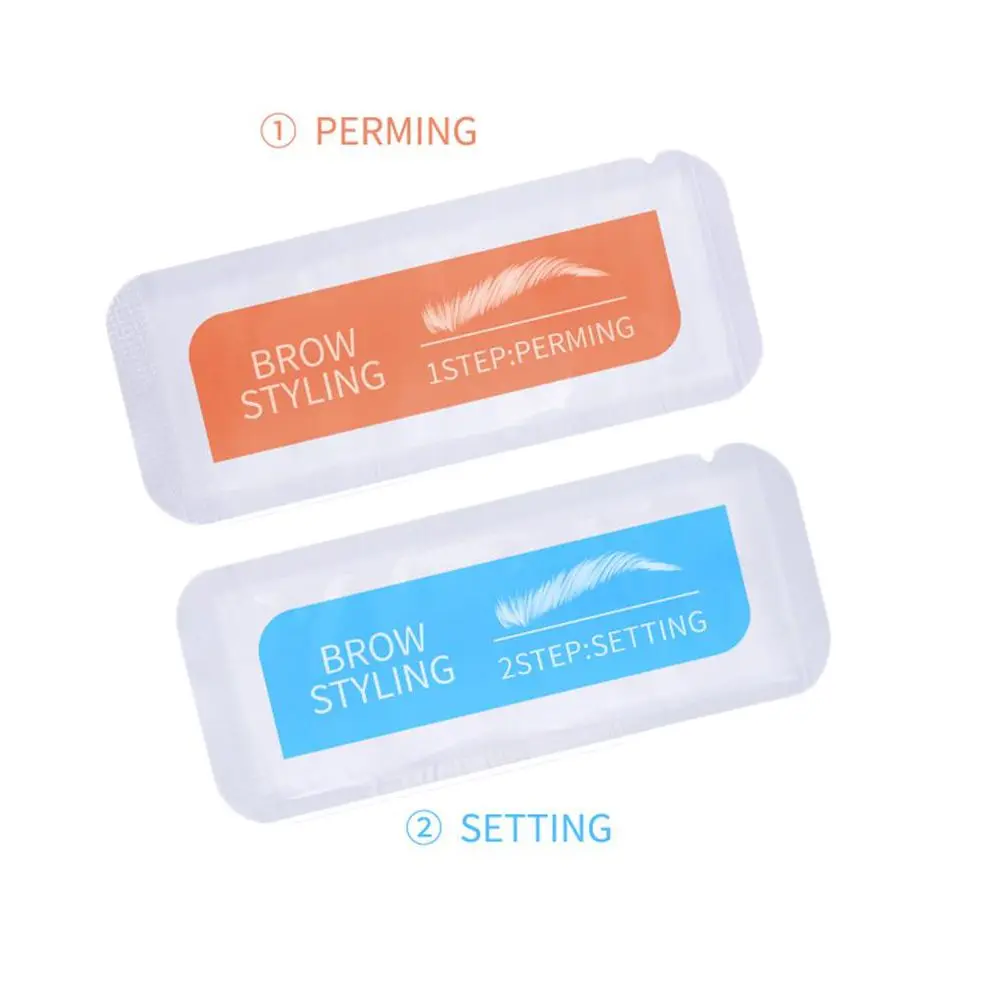 Ferramenta de maquiagem profissional, configuração de sobrancelhas à prova d'água, levantamento de sobrancelhas 3d com penas, kit de laminação de queratina