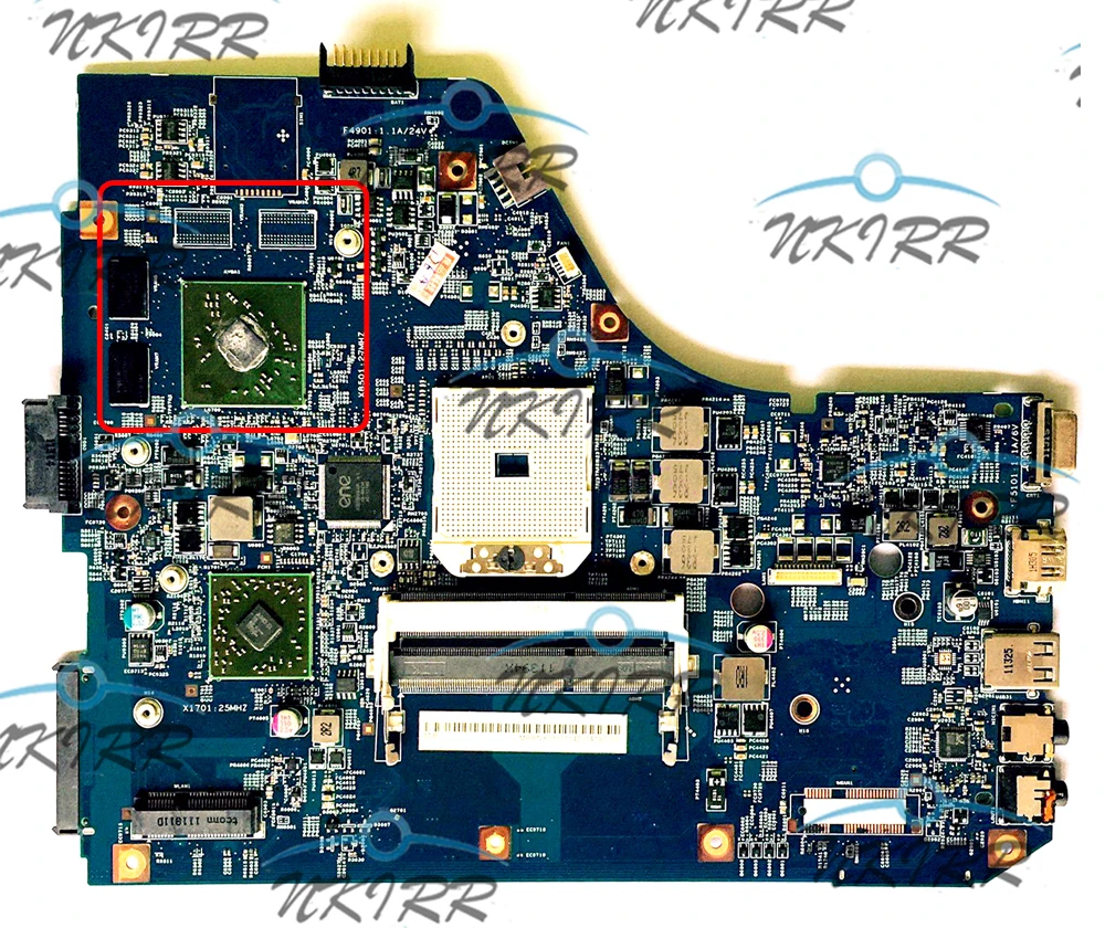 JE50-SB 10338-1M 10338-1 MBRNZ01001 MBRUS01001 MBRUP01001 HD6650M 1G MBRNX01001 HD6470M MBRNW01001 for Aspire 5560G Motherboard