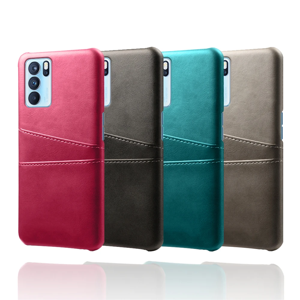 Retro PU Leather Cover for OPPO Reno6 Pro Pro + 5G, Card Slots Wallet Case for Oppo Reno 6 Pro Plus 5G 6pro