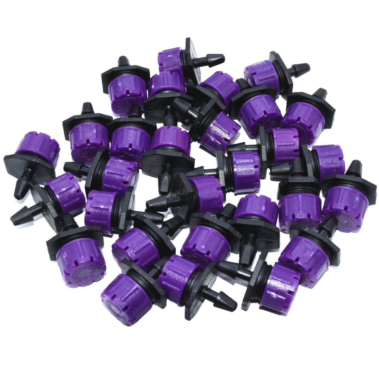 50-800PCS Garden 4/7mm Hose Drip Irrigation Dripper Adjustable Nozzle 1/4\'\' Watering Sprinkler Emitter Lawn Flower Greenhouse