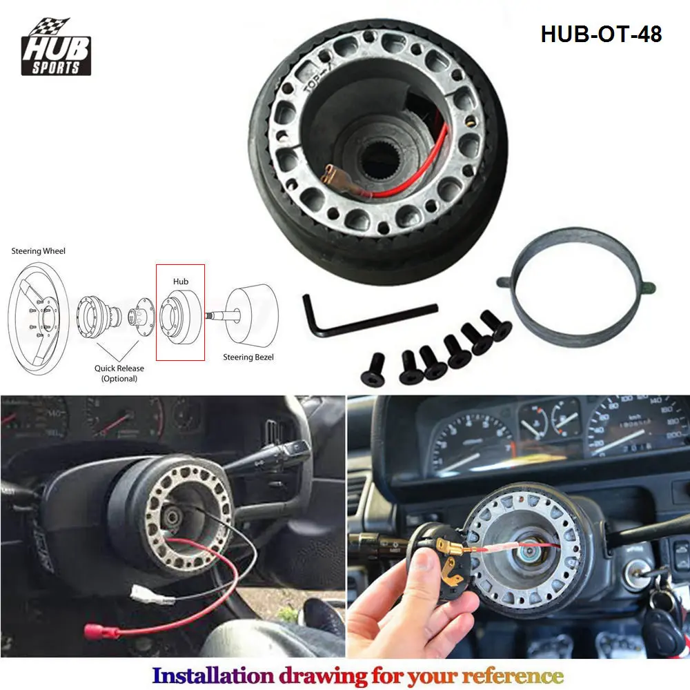 Steering Wheel Quick Release Hub Boss Adapter Kit Mode OT-48(T-17) For Toyota MR2/AE86/Civic/S2000/Scion HUB-OT-48