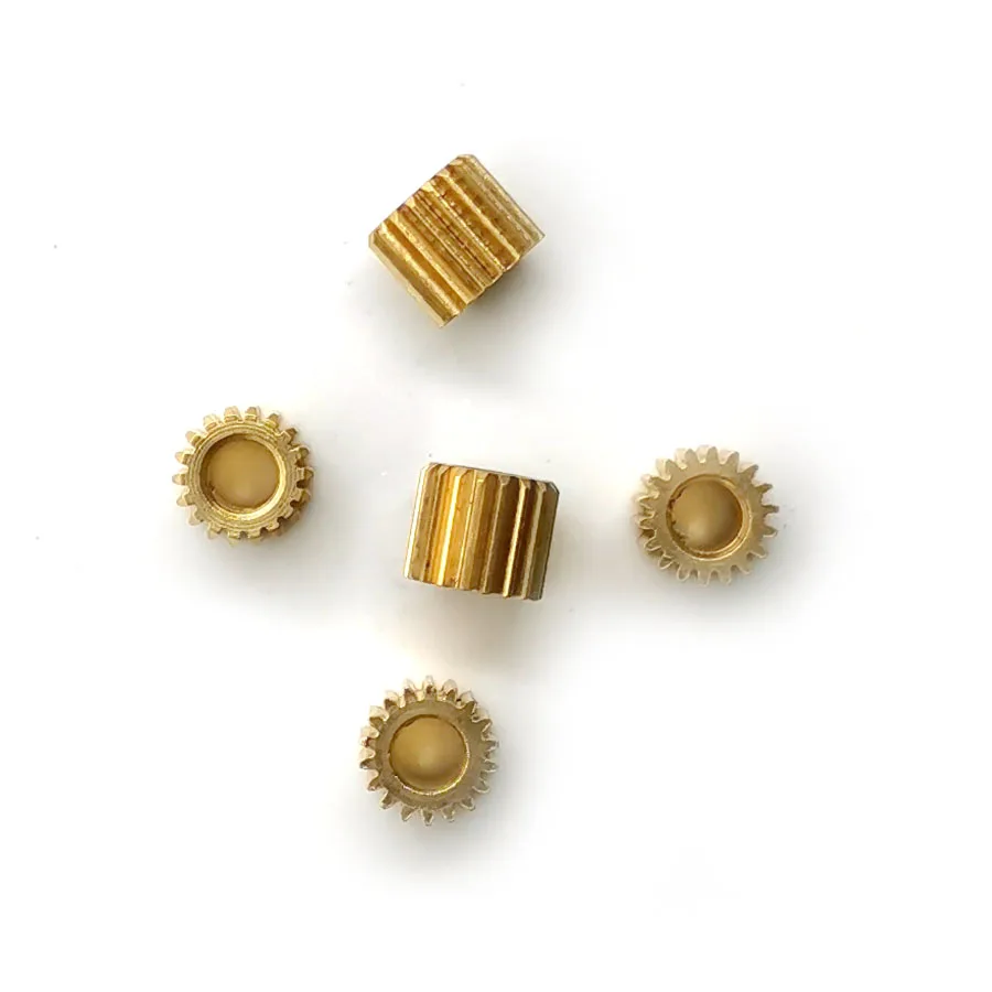 183A 0.3M Brass Gears 18T OD=6mm Hole 3mm Tight Fitting Height 5mm Metal Motor Reduction Gear Box Pinion 5pcs/lot