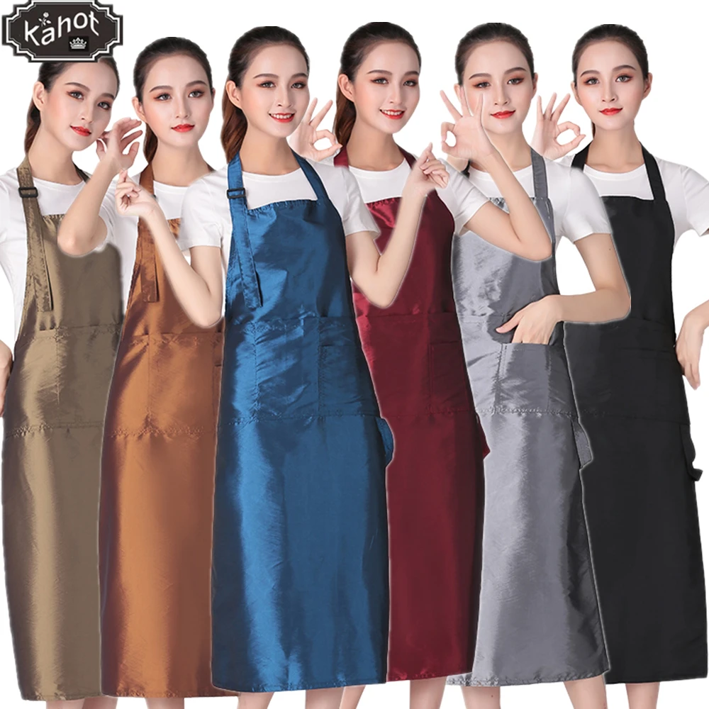 Hairdressing Apron Hair Salon Working Clothes Barber Shop Uniforms Hairstylist Waterproof Smock Long Hairdresser Paragraph Apron