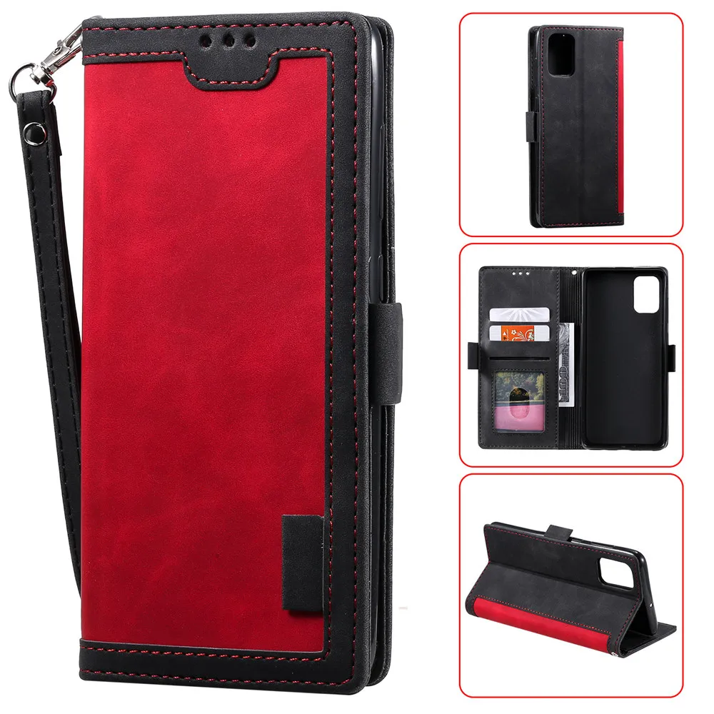 Leather Case For Samsung Galaxy A51 A71 A81 A91 A01 A11 A21 A41 A50 A70 A20 E A30 A10 S A40 Note10 S10 Lite Flip Wallet Cover