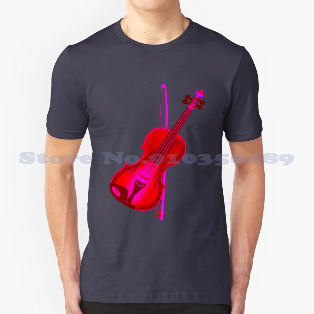 Vibrant Violin Summer Funny T Shirt For Men Women Violin String Instrument Orchestra Music Musical Musician Viola Cello Bass