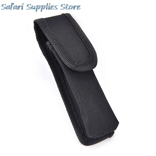 Nylon Waist Belt Hunting Bag Flashlight Pouch LED Flashlight Holster Torch Pouch Outdoor Tactical  Tool 1PCS