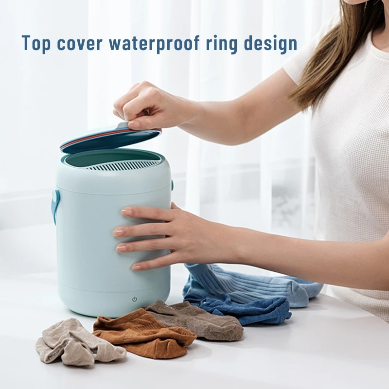 Mini Underwear Washer Portable Washer Small Home Washing Machine Ideal for RVs Apartments Dorms Ivory Easy to Use