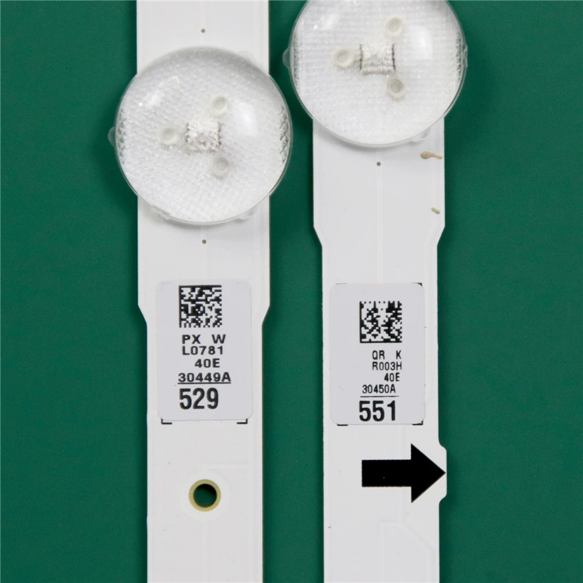 Barre de rétroéclairage LED pour Samsung, règle de ligne, D4GE-400DCA-R1 400DCB-R2, éclairage TV