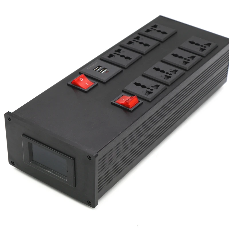 TY80 Toàn Cầu Đa Năng Loại EU Mỹ Âu Cắm AC Ổ Cắm Âm Thanh Cao Cấp Thanh Lọc Lọc Điện Ổ Cắm Đàn Áp Tiếng Ồn Âm Thanh Hiện Nay